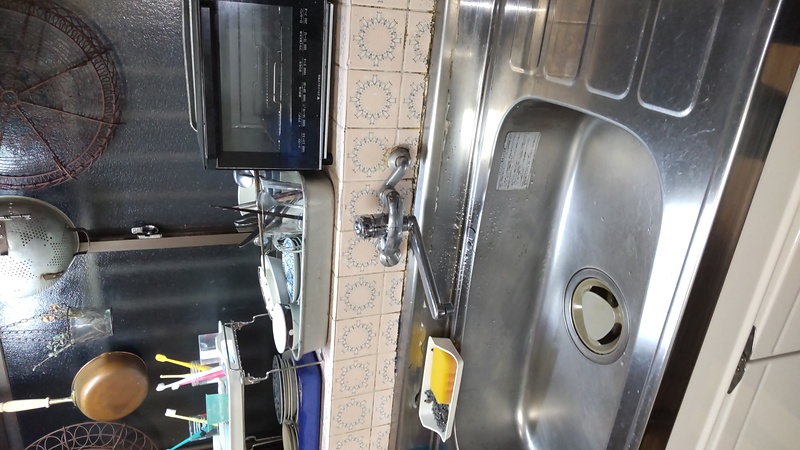 門司区にて台所蛇口交換